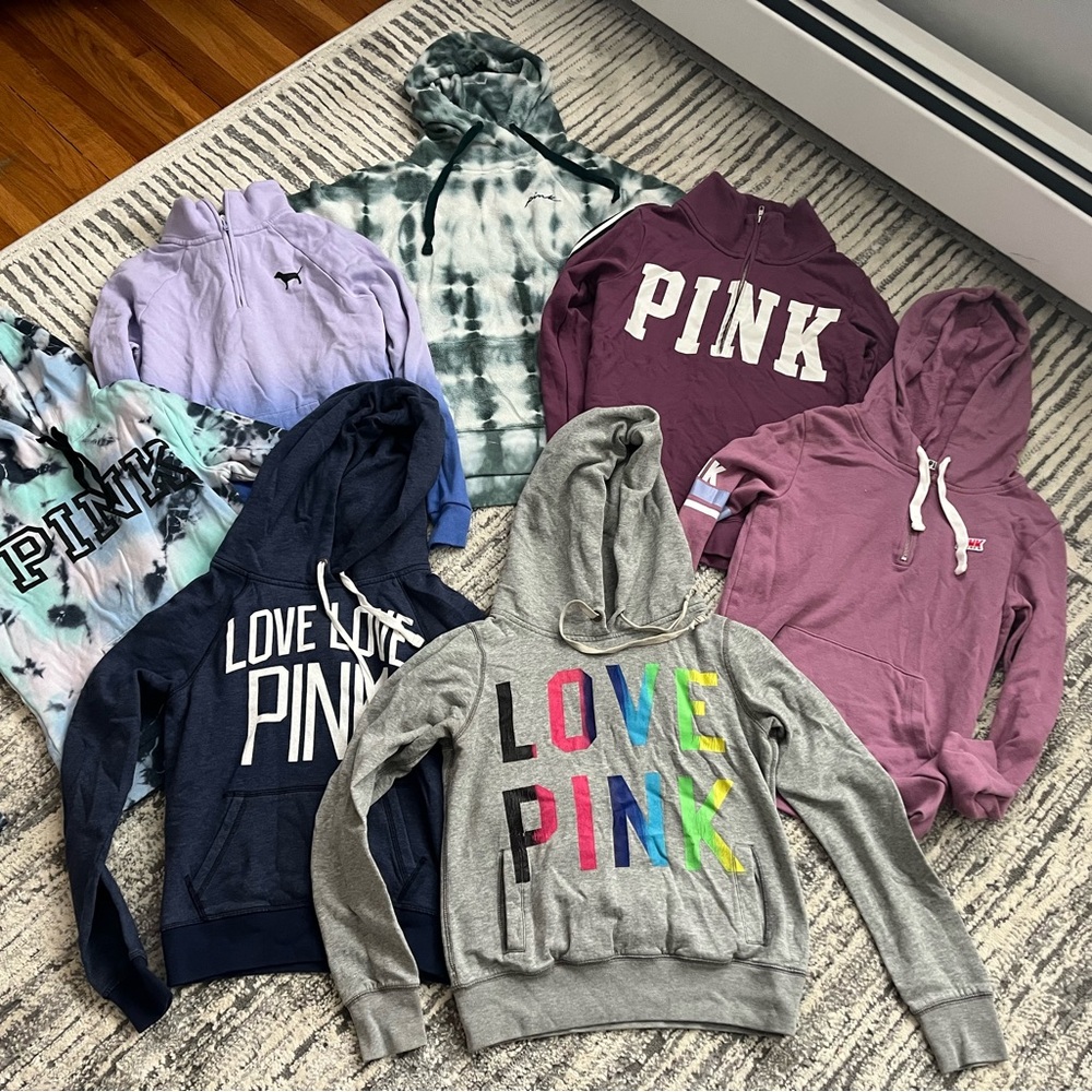 Colorful PINK Hoodies Collection